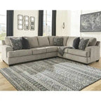 3-Piece Contemporary Stone Sectional