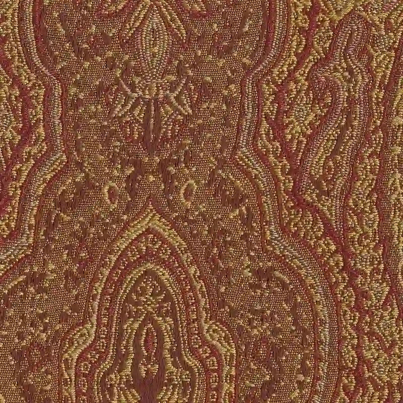 Parsons-Style Dining Chair with Damask Upholstery