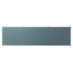 TV Stand with Rattan Cabinet Doors for TVs up to 56 Inches - Mint / Gold