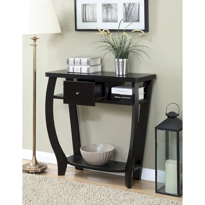 1-Drawer Console Table with Shelf