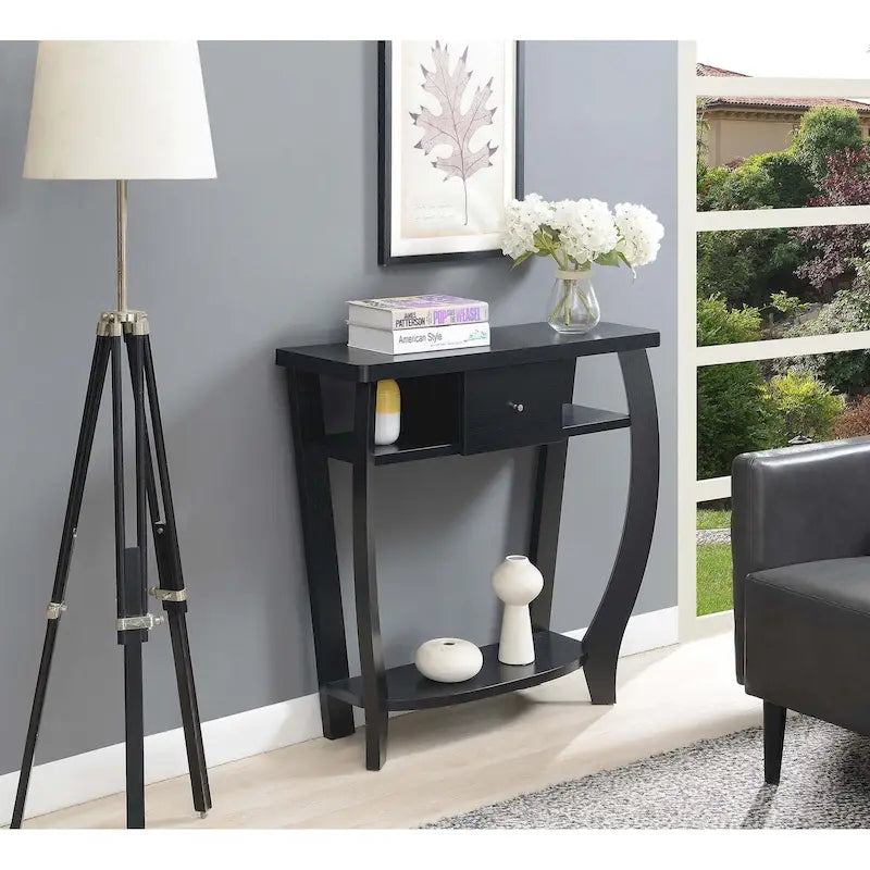 1-Drawer Console Table with Shelf