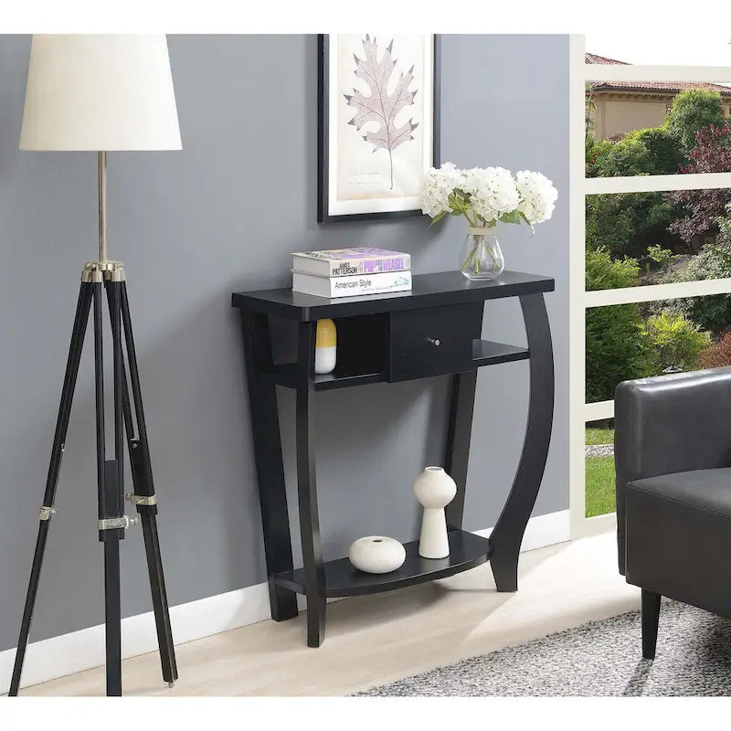 1-Drawer Console Table with Shelf