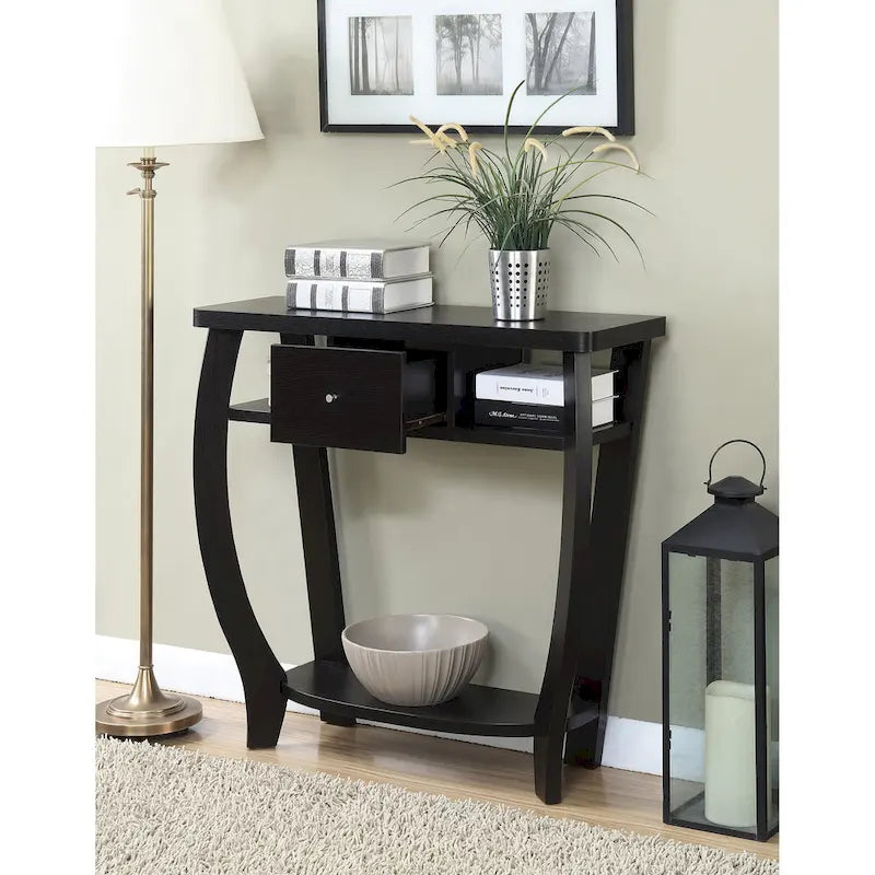 1-Drawer Console Table with Shelf