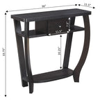 1-Drawer Console Table with Shelf