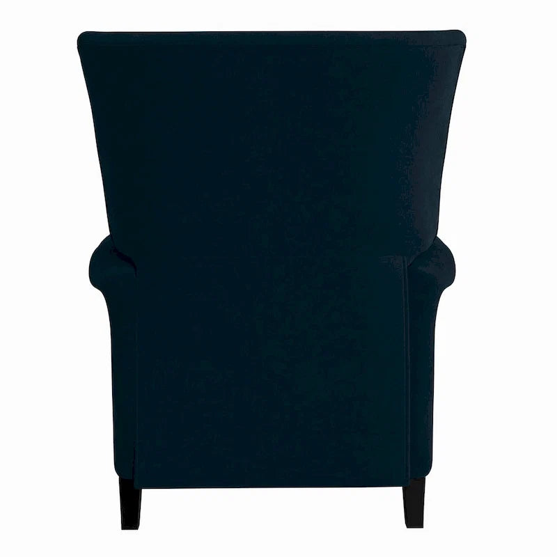 Velvet Pushback Recliner Chairs, Set of 2