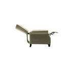 Velvet Pushback Recliner Chairs, Set of 2