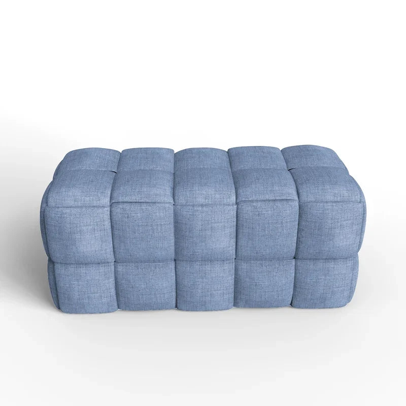 36-Inch Padded Box Weave Bench