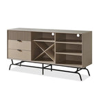 60-Inch Dining Buffet and Sideboard with Wine Storage