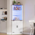 66 Corner Cabinet with LED Light