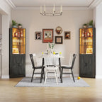 66 Corner Cabinet with LED Light