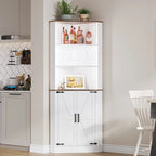 66 Corner Cabinet with LED Light