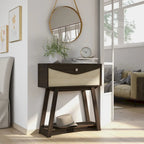 32-inch Console Table with 1 Drawer and 1 Open Shelf