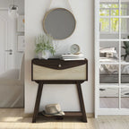 32-inch Console Table with 1 Drawer and 1 Open Shelf