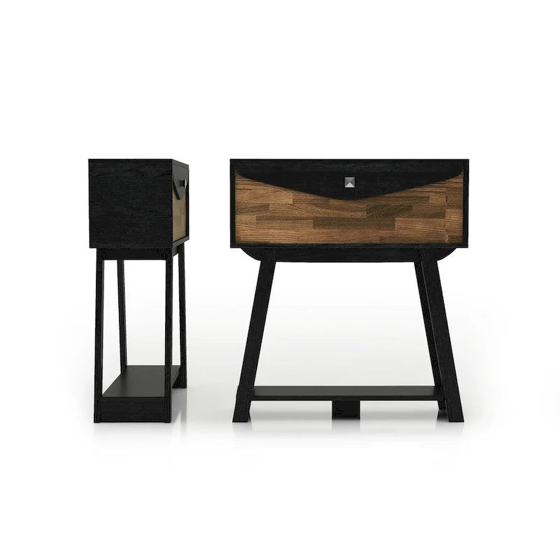 32-inch Console Table with 1 Drawer and 1 Open Shelf