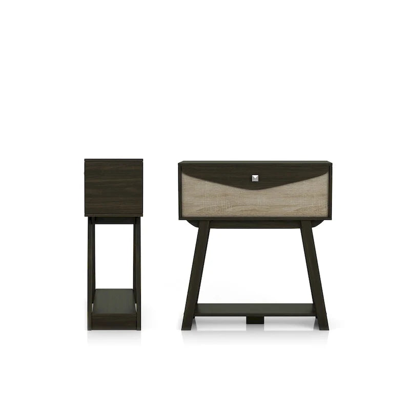 32-inch Console Table with 1 Drawer and 1 Open Shelf