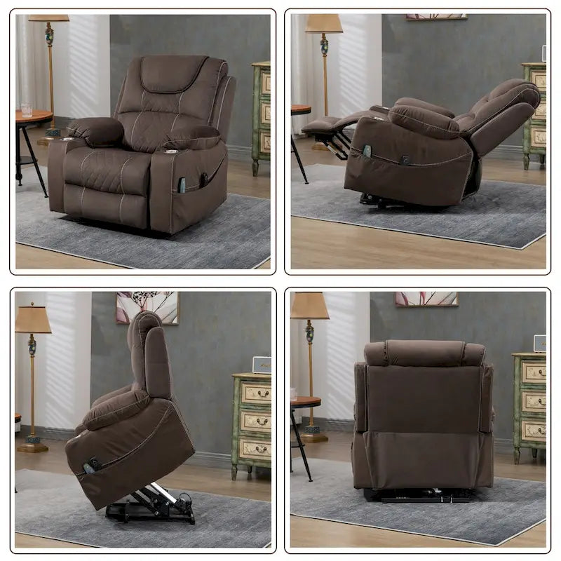 Oversized Power Lift Recliner Chair, 400 lbs Capacity