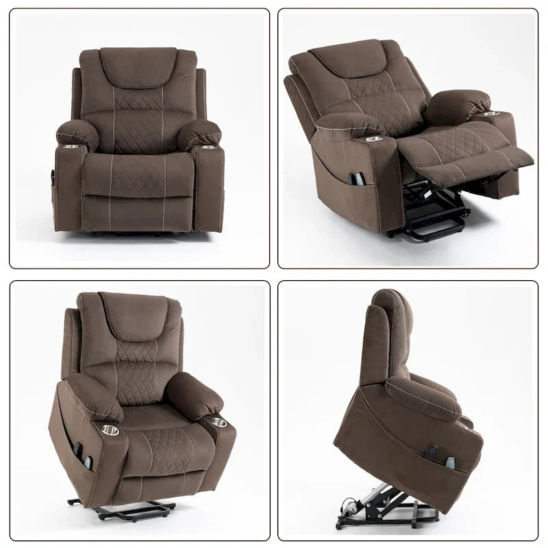 Oversized Power Lift Recliner Chair, 400 lbs Capacity