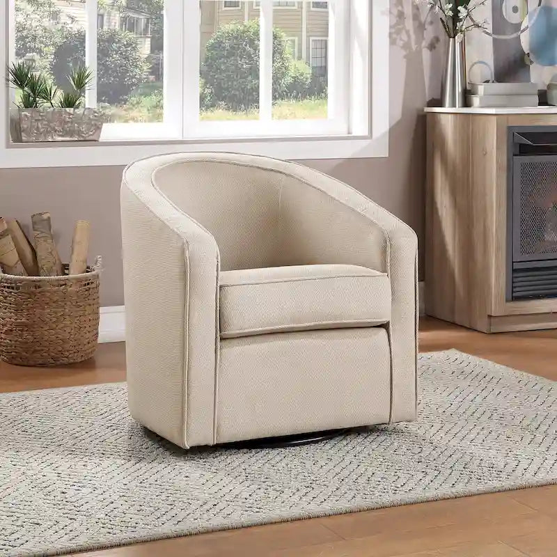 Barrel Swivel Accent Chair