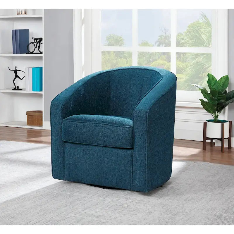 Barrel Swivel Accent Chair