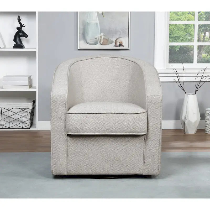 Barrel Swivel Accent Chair