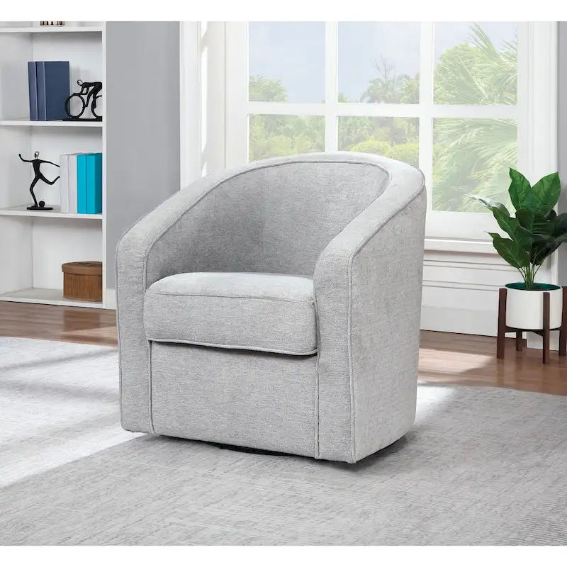 Barrel Swivel Accent Chair