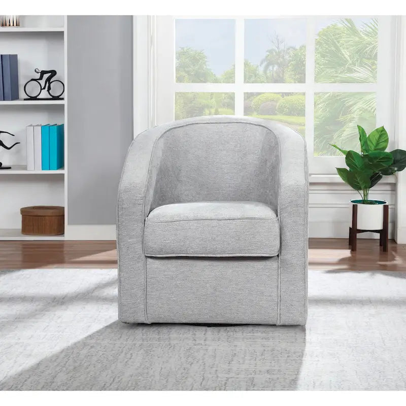 Barrel Swivel Accent Chair