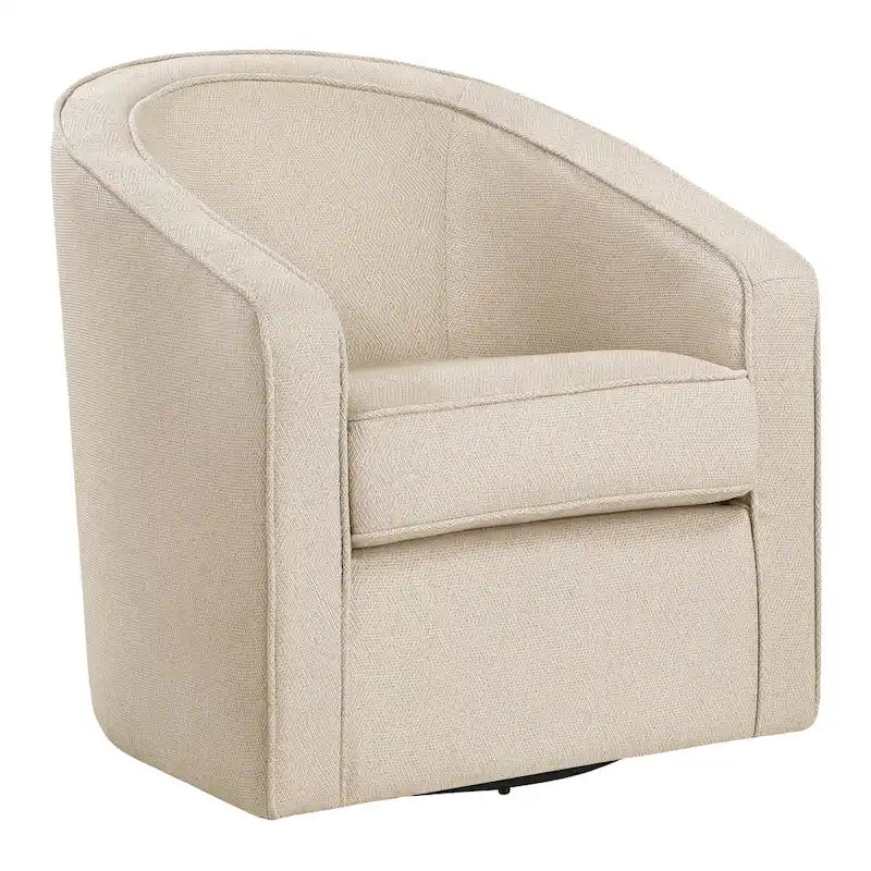 Barrel Swivel Accent Chair