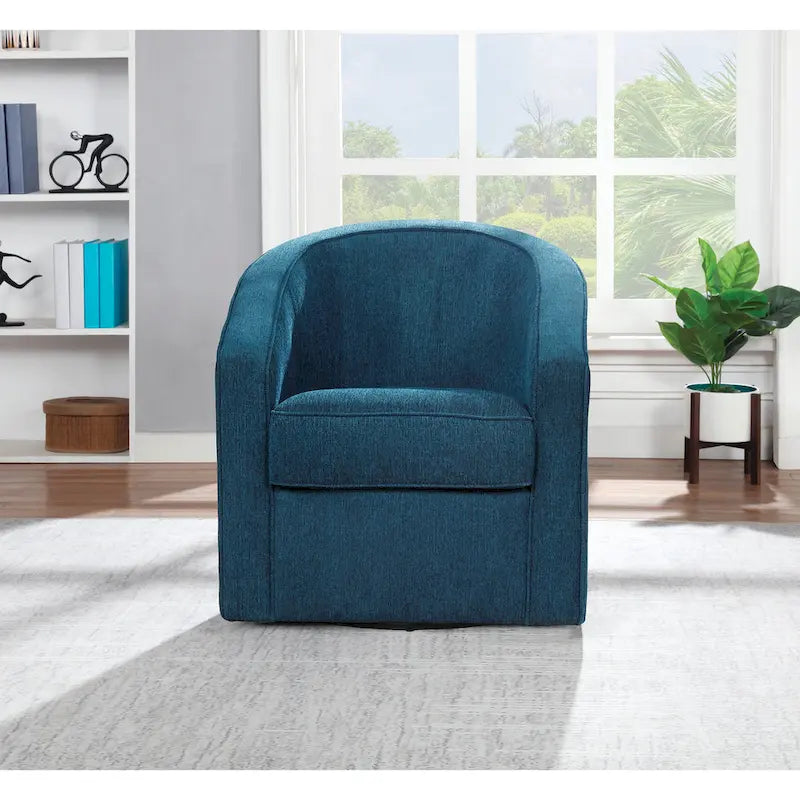 Barrel Swivel Accent Chair