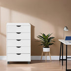 5-Drawer Storage Cabinet with Wheels