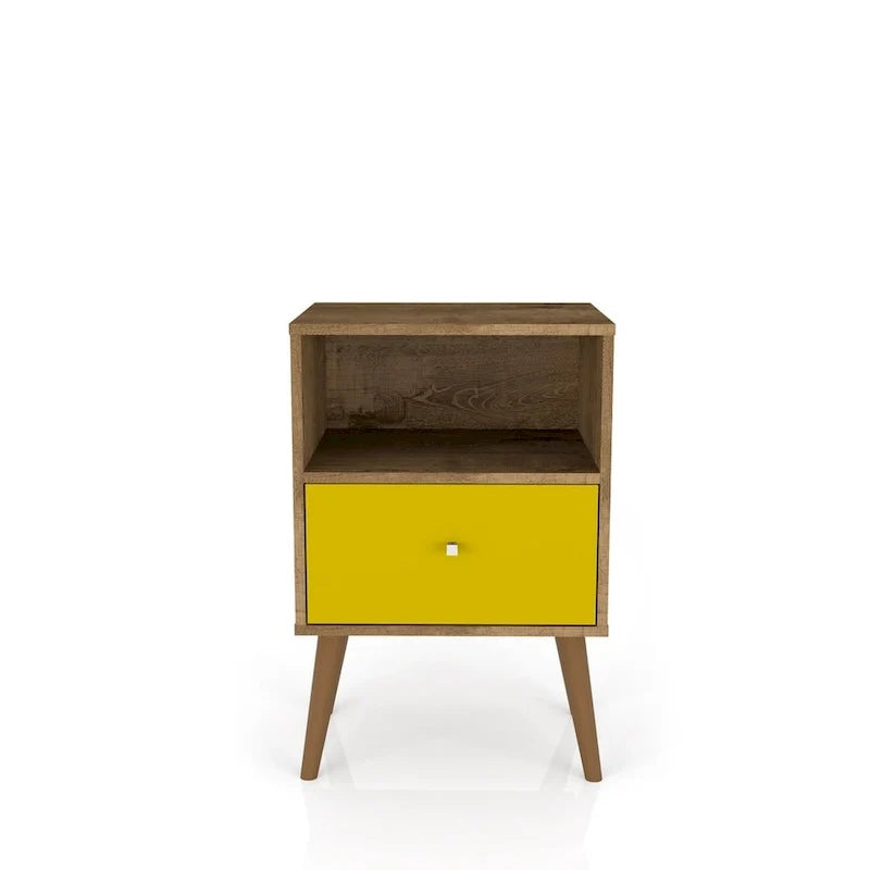 Mid Century Modern 1-Drawer Nightstand