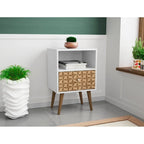 Mid Century Modern 1-Drawer Nightstand