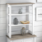 Tall Hutch Organizer with Open Shelves