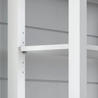 Tall Hutch Organizer with Open Shelves
