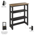 Tall Hutch Organizer with Open Shelves