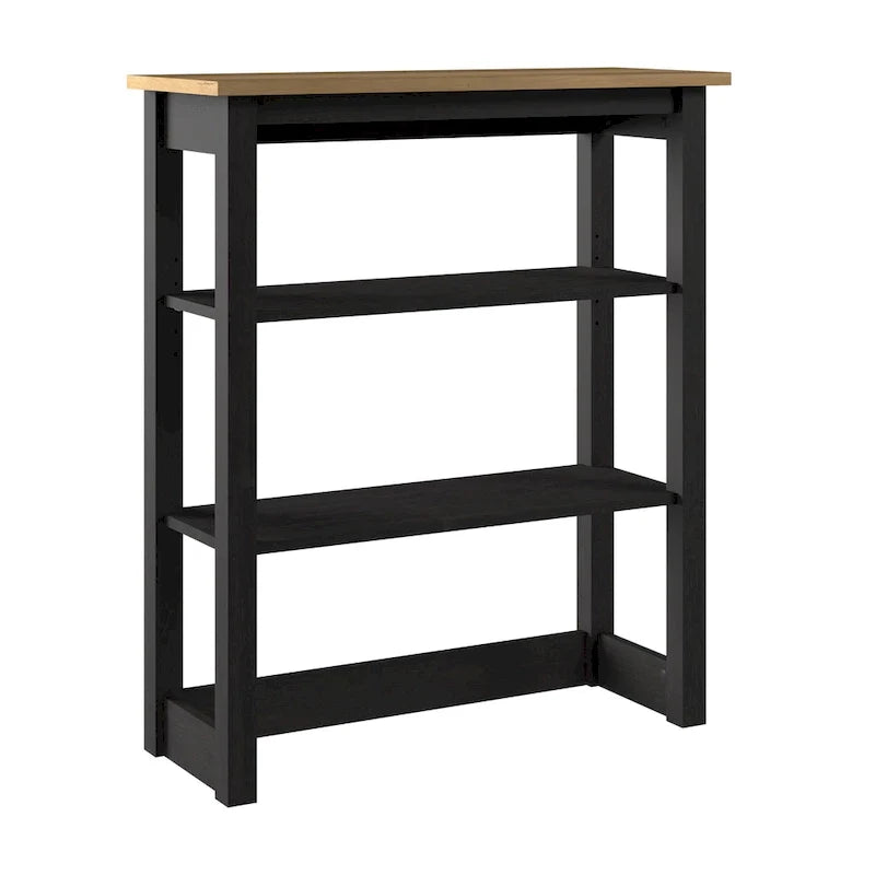 Tall Hutch Organizer with Open Shelves