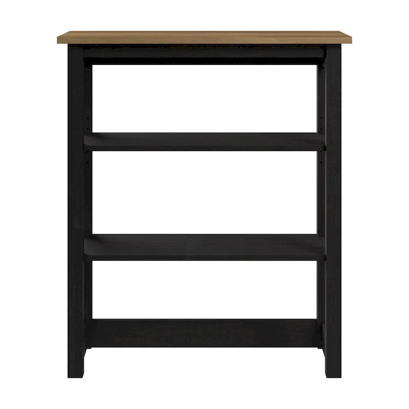 Tall Hutch Organizer with Open Shelves
