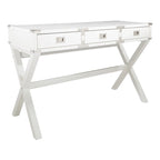 46-Inch Writing Desk with Power Station and Storage Drawers