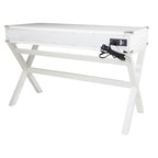 46-Inch Writing Desk with Power Station and Storage Drawers
