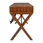 46-Inch Writing Desk with Power Station and Storage Drawers