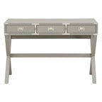 46-Inch Writing Desk with Power Station and Storage Drawers
