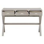 46-Inch Writing Desk with Power Station and Storage Drawers