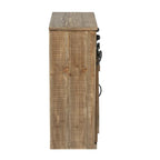 Sliding Barn Door Storage Cabinet - 31.8 H x 24 W x 12 D
