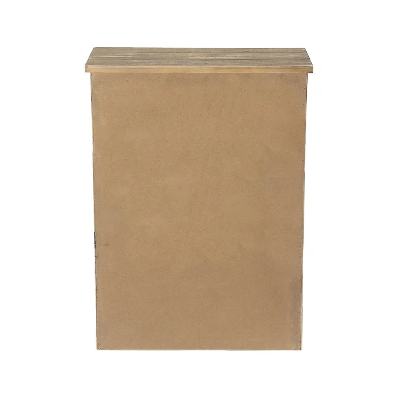 Sliding Barn Door Storage Cabinet - 31.8 H x 24 W x 12 D