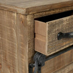 Sliding Barn Door Storage Cabinet - 31.8 H x 24 W x 12 D