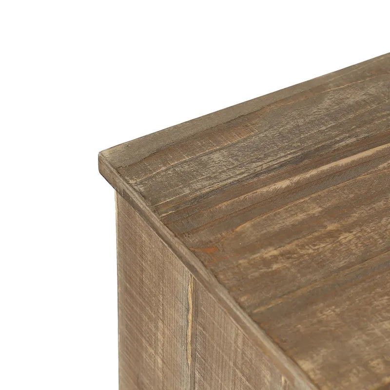 Sliding Barn Door Storage Cabinet - 31.8 H x 24 W x 12 D
