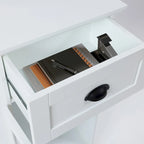 Slim Bathroom Storage Cabinet with Glass Door - 37 H x 15.7 W x 11.8 D