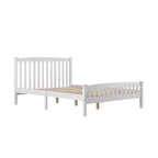 Wood Platform Bed with Headboard