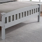 Wood Platform Bed with Headboard