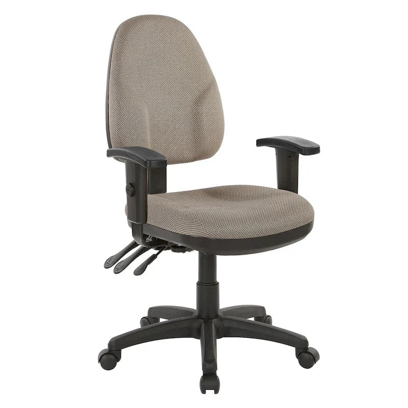 Dual Function Ergonomic Office Chair with Adjustable Back Height