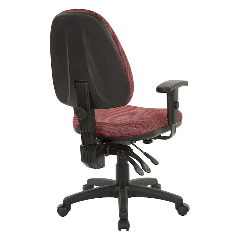 Dual Function Ergonomic Office Chair with Adjustable Back Height
